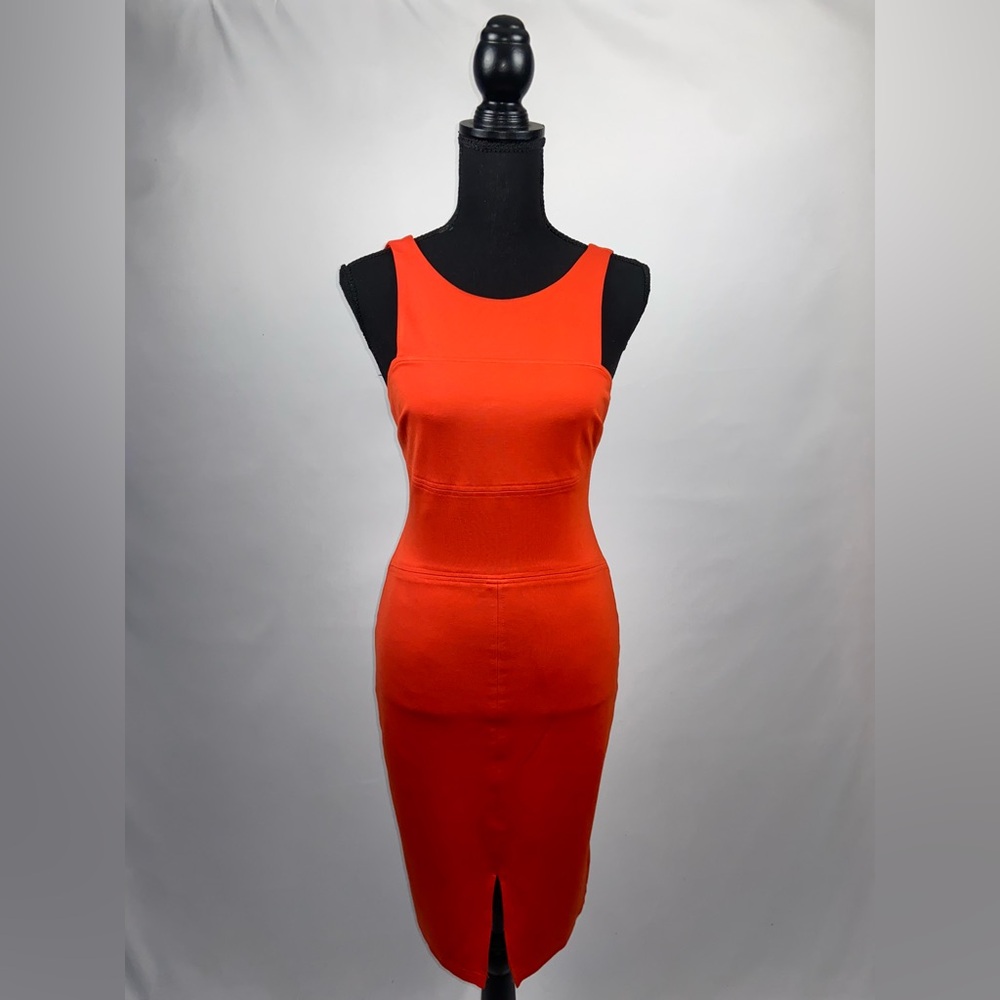 Dress Ali & Jay Red Orange Bodycon Small